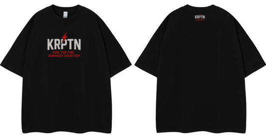 KRPTN Black Oversize Tee