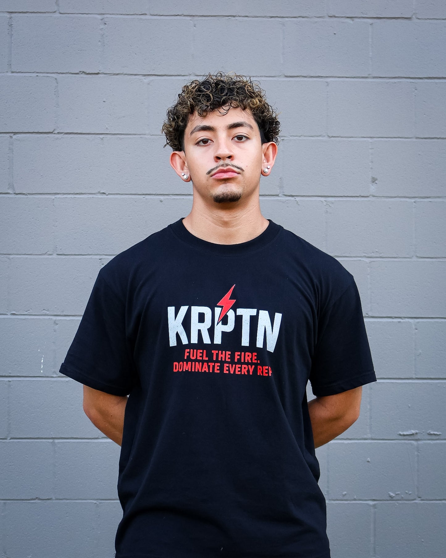 KRPTN Black Oversize Tee