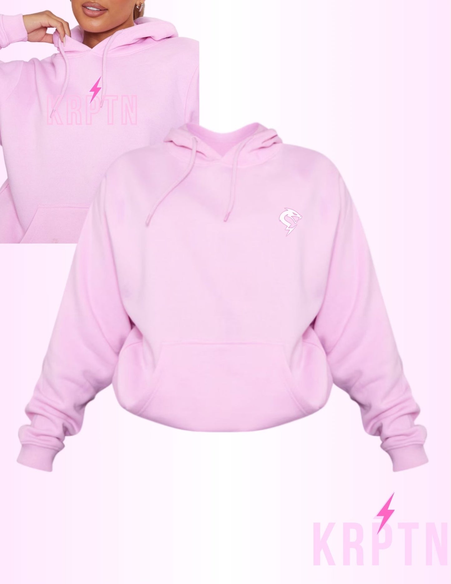 KRPTN Pink hoodies